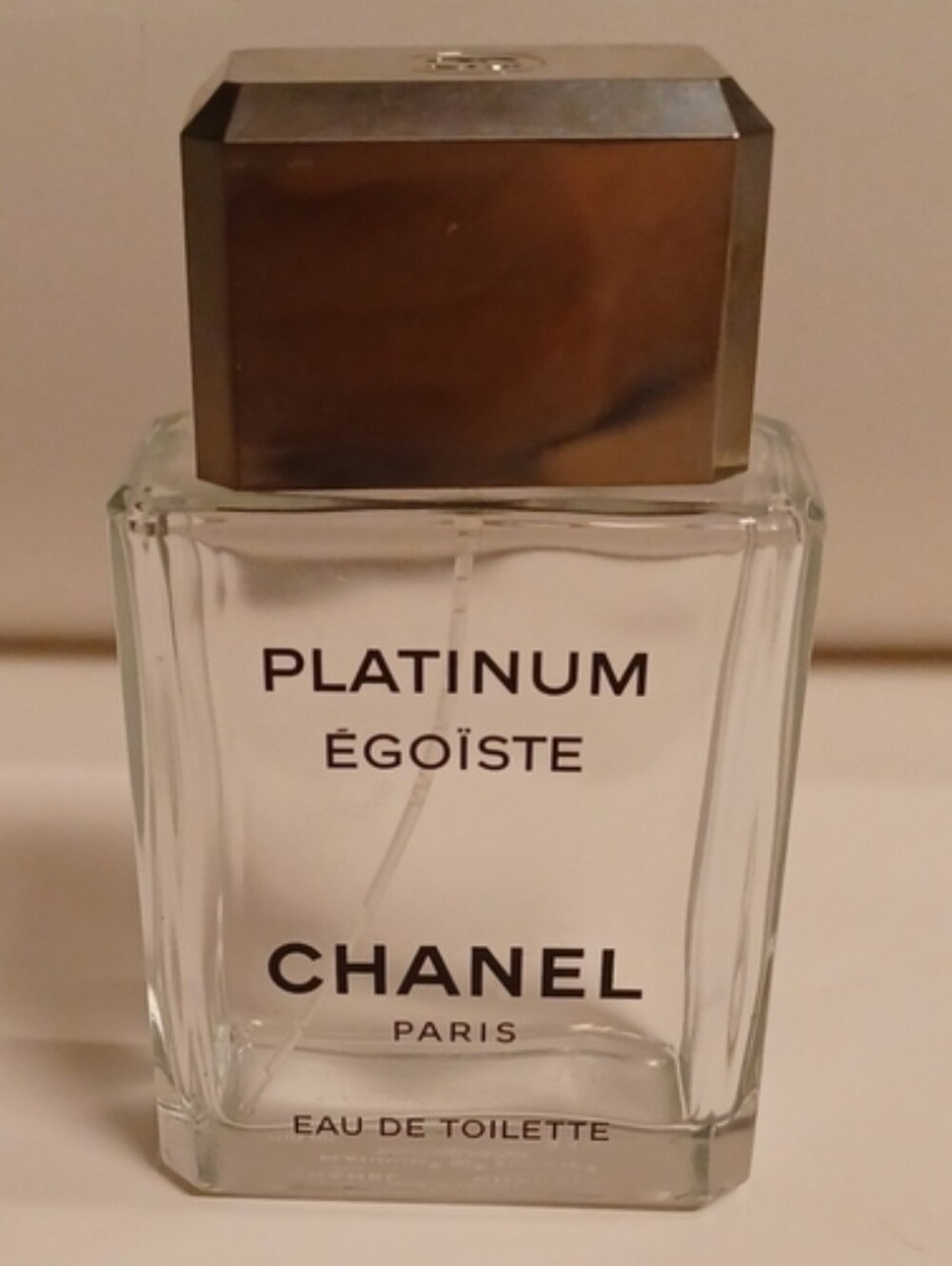 > Empty Chanel Egoiste 3.4 Oz Bottle